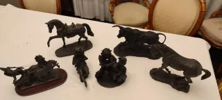 Figuras decorativas de bronce