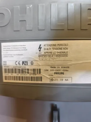 TV Philips 25 Vintage con Mando