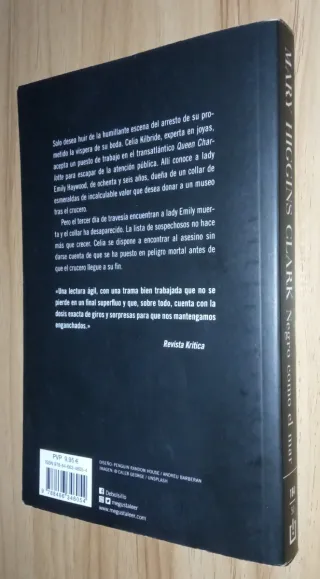 Negro como el mar - Mary Higgins Clark