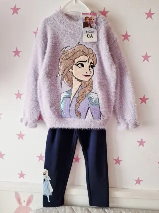 4 AÑOS CONJUNTO niña ELSA FROZEN DISNEY C&A NUEVO