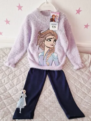 4 AÑOS CONJUNTO niña ELSA FROZEN DISNEY C&A NUEVO