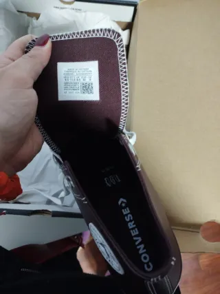 Converse Marrones y Blancas Nuevas Talla 43