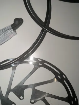 Par de frenos Magura MT5 + Discos SRAM