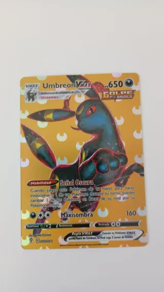 Carta Pokémon Umbreon VMAX 650 HP