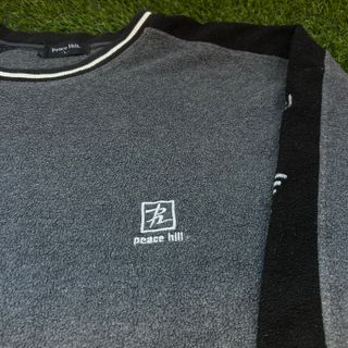 Sudadera Gris Vintage Peace Hill