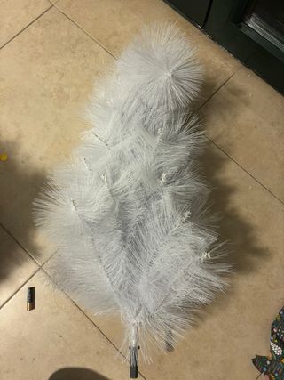 Árbol de Navidad Blanco con Luces incluidas