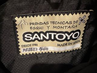 Anorak esquí azul y amarillo