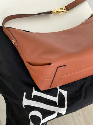 Bolso Ralph Lauren Marrón Piel