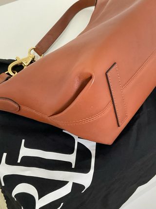 Bolso Ralph Lauren Marrón Piel