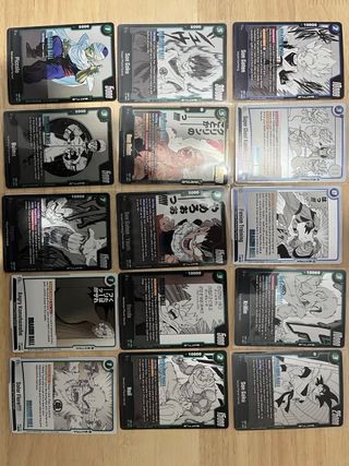 Lote 71 Cartas Dragon Ball Manga Booster 02