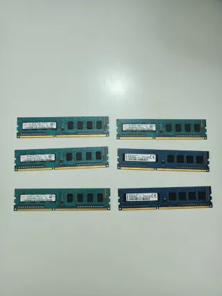 Memorie Ram PC Fisso 4 GB 2 GB pc3 Qt.6