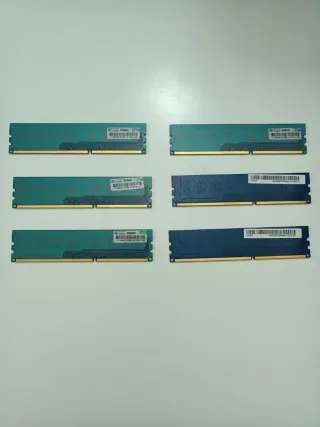 Memorie Ram PC Fisso 4 GB 2 GB pc3 Qt.6