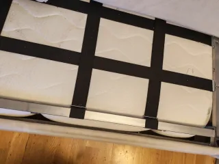 Sofá Cama Beige Tela