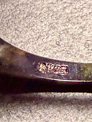 Anillo Plata 925 Baño Oro Negro Circonitas Multico