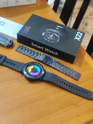 Reloj Inteligente X22 Negro/Amarillo