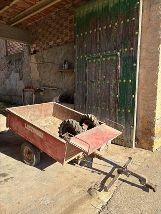 Carro remolque LASTANOSA para motocultor