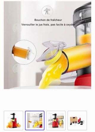 Extractor - exprimidor Lento Midea Rojo