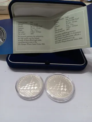 5 e 10 Euro AG Proof, Giochi Olimpici Invernali