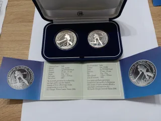 5 e 10 Euro AG Proof, Giochi Olimpici Invernali