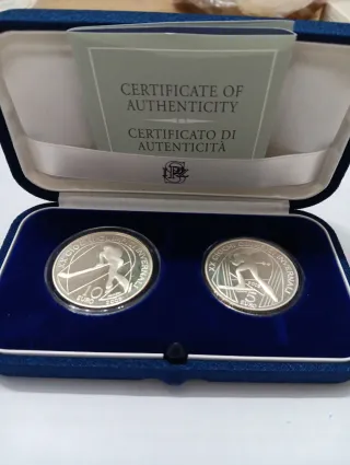 5 e 10 Euro AG Proof, Giochi Olimpici Invernali
