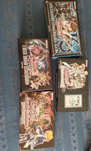Lotto carte Yu-Gi-Oh! + scatole vuote