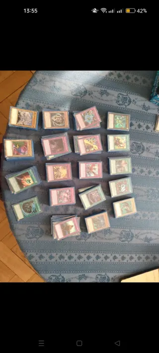Lotto carte Yu-Gi-Oh! + scatole vuote