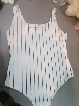 Body donna righe bianche e nere taglia M