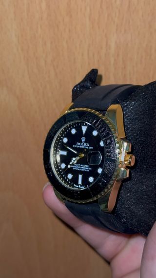 Reloj deportivo Yacht-Master Oro Negro