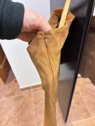 Falda ante marrón talla M