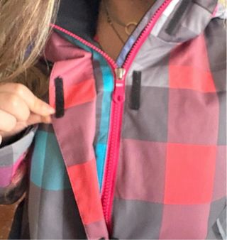 Chaqueta de esquí Roxy a cuadros