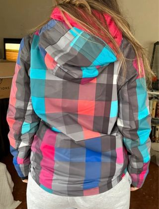 Chaqueta de esquí Roxy a cuadros