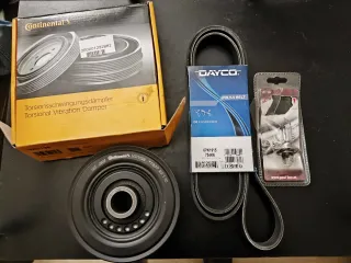 Amortiguador vibraciones Continental y correa Dayc