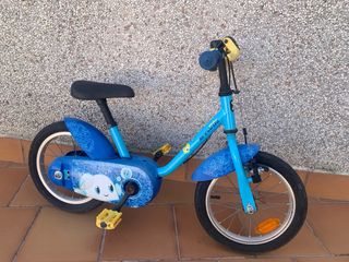 Bicicleta infantil Btwin azul