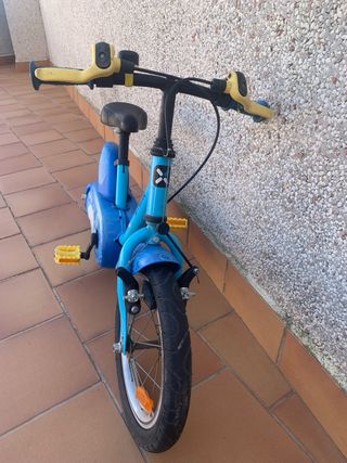 Bicicleta infantil Btwin azul