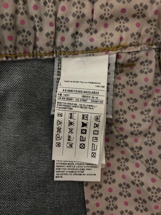 Peto vaquero Benetton azul