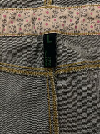 Peto vaquero Benetton azul