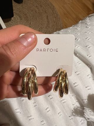 Pendientes dorados Parfois