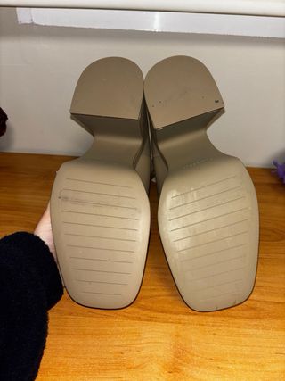 Botines plataforma Pull&Bear beige