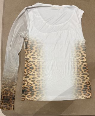 Top Kleber semitransparente estampado