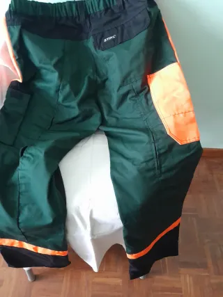 Pantalón Motosierra STIHL Verde Naranja