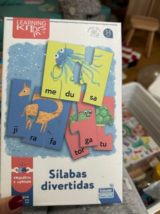 Puzzle Sílabas Divertidas Falomir Juegos