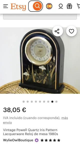 Reloj joyero japonés vintage Seiko