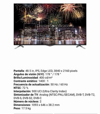 SMART TV LG 49” REGALO Home Cimema SONY y TV 32”