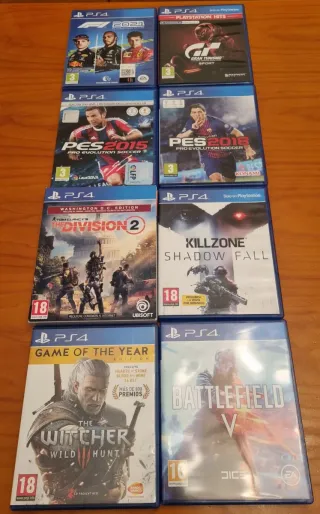 Lote 8 Juegos PS4