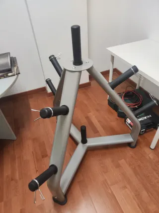 Soporte para discos de gimnasio