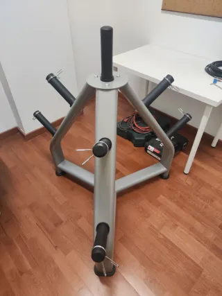 Soporte para discos de gimnasio