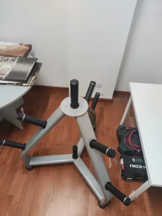 Soporte para discos de gimnasio