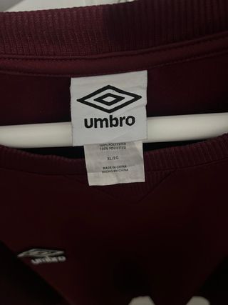 Sudadera Umbro Roja