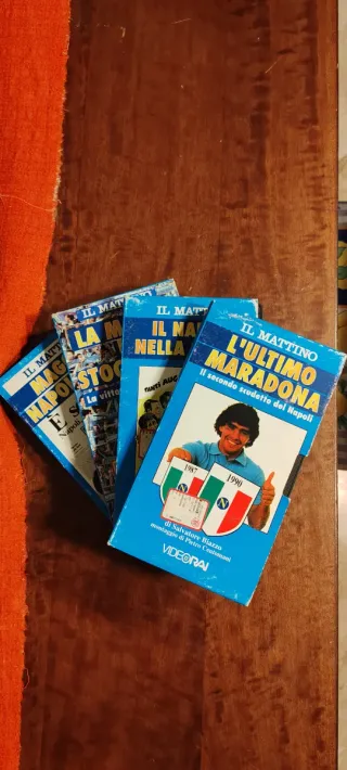 4 VHS Il Napoli di Maradona