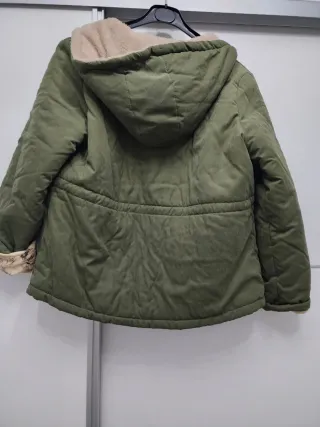 Parka verde forrada